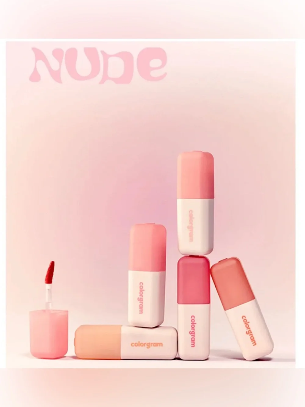 Cologram 02 Charming Pink Nude Blur Lip + Cheek Tint— Soft Pink